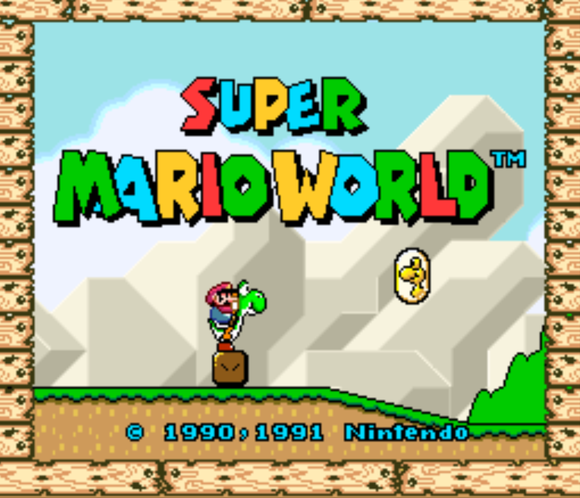 Super Mario World Title Screen